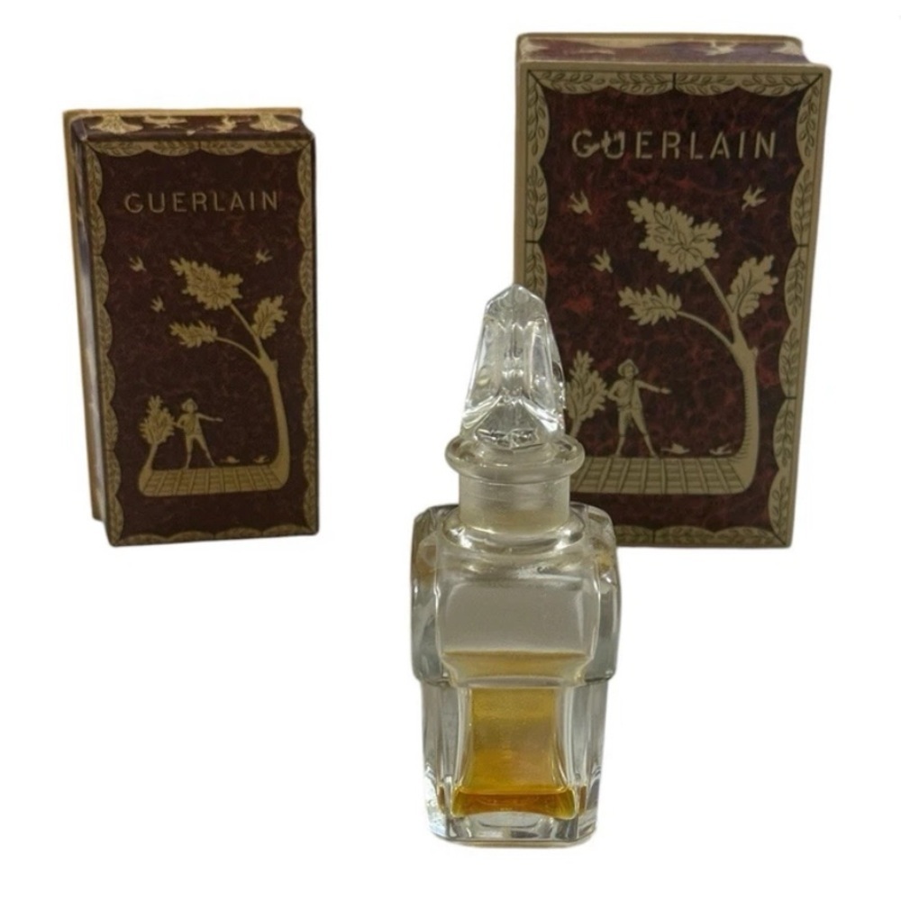 Guerlain Baccarat Paris Vintage Perfume Bottle w/ Box Rare Display Collectible